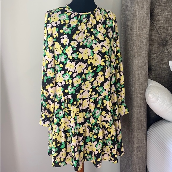 SOLD NWT Who what Wear floral babydoll dress - Picture 2 of 13